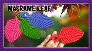 How to make macrame leaves | Gantungan kunci daun #macramekeychain @DavazkaYoutube
