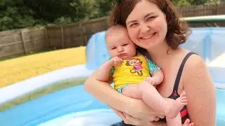 Our Baby's First Swimming Pool!