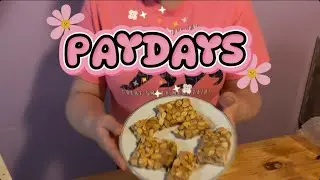 Paydays! The best simple homemade paydays! 