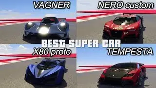 FASTEST SUPER CAR IN GTA ONLINE - VAGNER VS X80 VS NERO CUSTOM VS TEMPESTA DRAG RACE