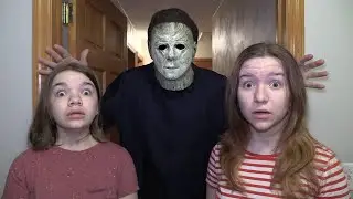 HALLOWEEN MICHAEL MYERS IN OUR HOUSE. (SCARY)