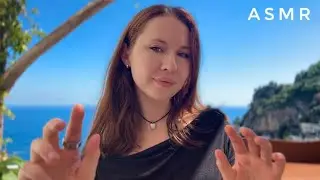 ASMR~Clicky Mouth Sounds & Hand Movements By The Sea 🌊✨