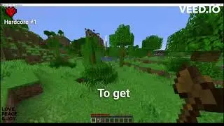 Hardcore Minecraft episode #1 #minecraft