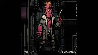 Darkest Dungeon - HELLBOY Skin for Haighwayman - WIP