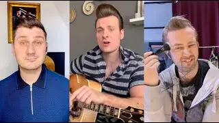 The Baseballs - Hey there Delilah (split screen acoustic version)