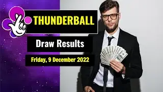 Thunderball draw results from Friday, 9 December 2022