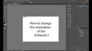 Change the Orientation of the Artboard in Adobe Illustrator