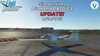 MSFS SimSolutions DA20-C1 UPDATE (8/28/2023). Full Flight with ATC