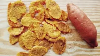 شيبسى البطاطا في الميكرويف صحي للدايت قرمشه اخر لذااااذه