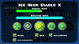 ice neon diablo x layout practice run