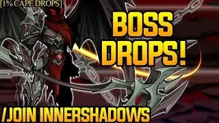 AQW - /JOIN INNERSHADOWS (ALL Krahen BOSS Drops + 1% AC Cape Drops) + ITEM Showcase!