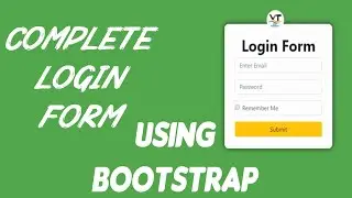 Responsive Login form in Bootstrap