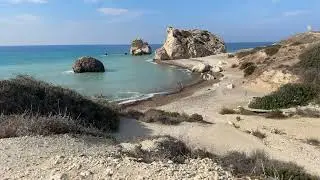 🔴Explore Cyprus is live from Aphrodites Rock on Cyprus Island