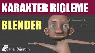 Blender Dersleri - Karakter Kemik Ekleme - Rigleme