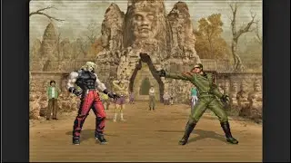 Omega Rugal vs Heidern (Hardest AI) - KOF 2002