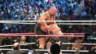 Big Show gets a first class trip to Suplex City! *WWE Live MSG 10/03/15*