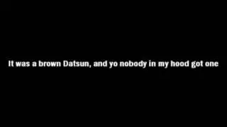Nas - The Message (lyrics video)