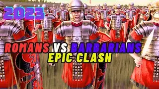 Romans vs Barbarians - Epic Clash in Rome Total War 1 (2023) | Cinematic Machinima Video