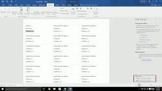 How to do a Mail Merge in Microsoft®  Word for Windows®