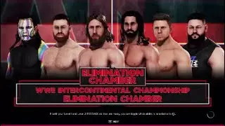 WWE 2K20 Elimination Chamber match gameplay