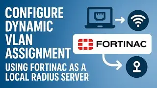 How to configure Dynamic VLAN Assignment Using FortiNAC as a Local RADIUS Server for 802.1X auth
