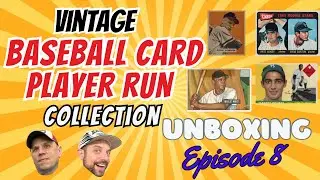 Unboxing Episode 8: Chronicling a Vintage Baseball Card Player Run Collection #baseballcards