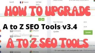 How to Upgrade A to Z SEO Tools - how to install atoz seo tools - search engine optimization tools