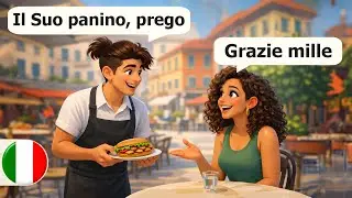 25 Minutes of Simple Italian Conversations for Beginners (A1-A2 level) Daily Italian dialogues