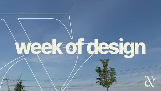 week of designing pt 4: working on portfolio, merch update, relaxing a bit & more