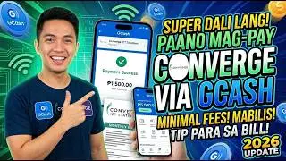 Paano Magbayad ng Monthly Bills (Converge, etc.) via GCash | Step-by-Step Guide 2026