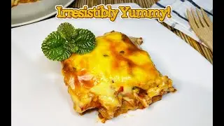 Baked Penne Pasta Recipe with Ground Beef - Baked Pasta Recipe Filipino Style