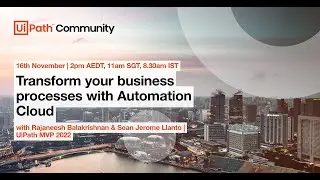 Transform your business processes with Automation Cloud