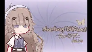 🍦⊹˚. ౨ৎshading hair tutorial-gacha nox-ibispaint x cafe, tutorial ୨୧⋅˚₊‧ ୨୧ ‧₊˚ ⋅🎧