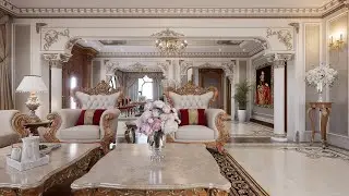 Classical House Cinematic Render in Unreal Engine 5. 4K
