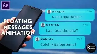 Floating Message Animation Tutorial In After Effects (FREE PROJECT FILE)