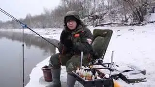 Зимний фидер на Москва реке