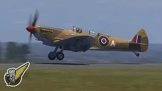 Awesome Supermarine Spitfire Takeoffs and Landings