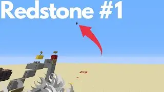 Anvil launcher / cannon / mortar | Redstone & Commands #1