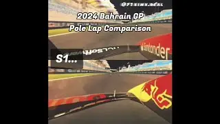 Bahrain 2024 Pole Comparison: Verstappen v. Leclerc (Real Lap Times, Simulated)