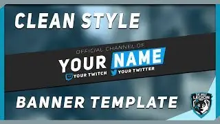 Clean Design YouTube Banner Template (Free Download)