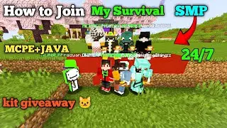Best Free Survival SMP Server 2026 🔥 | Minecraft Java + Bedrock | 24/7 Online | Anyone Can Join 🤯