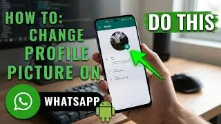 How to change profile picture on WhatsApp | Android 2022