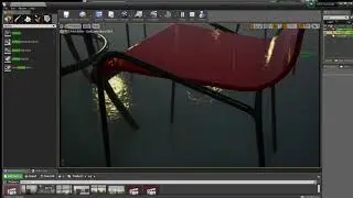 Rain Material on Unreal Engine Interface