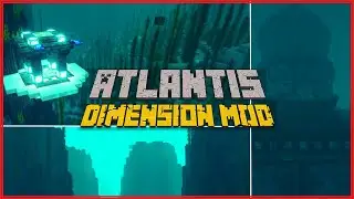 ATLANTIS - A DIMENSION COMPLETELY UNDER THE SEA (1.19.2) - [Minecraft Mod Showcase]