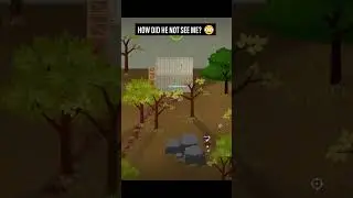 How Did He Not See Me 😳 | Super Animal Royale | LiamxF | #shorts #sar