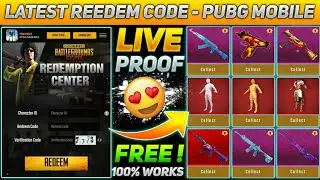 PUBG Mobile New Redeem Code | 100% Works | Live Proof | MUST WATCH | Latest Redeem Code 2021