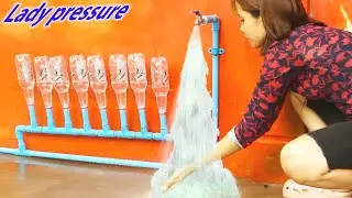 Amazing lady  Idea to fix PVC pipe low pressure most people don't know 