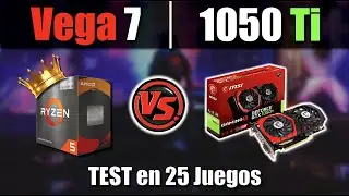 ✅ Ryzen 5 5600G (VEGA 7) vs GTX 1050 Ti ✅ Test in 25 Games ✅ 2022