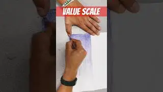 How to COLOR a Value Scale w/ Crayons!! 🖍️👍 