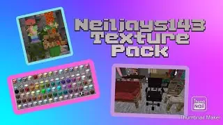 The most cutest and aesthetic texture pack in mcpe || neiljays143 texture pack